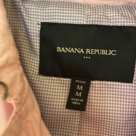 Banana Republic Pink Trench Coat - Picture 4 of 5